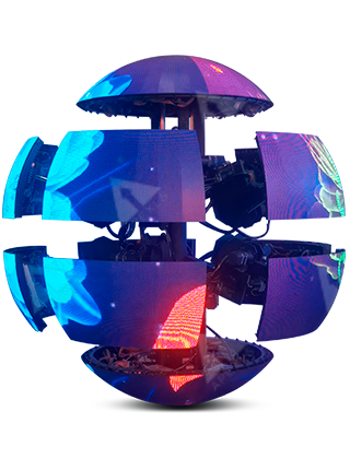 Telescopic Sphere Display
